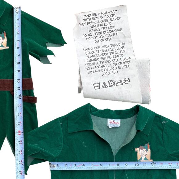 The Disney Store Peter Pan Dress-up Costume Kids Sz 4/6 As-Is - Picture 3 of 9
